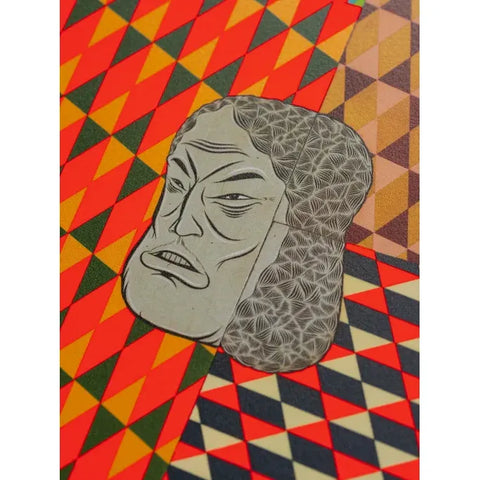 Barry McGee: Fuzz Gathering Unframed Print