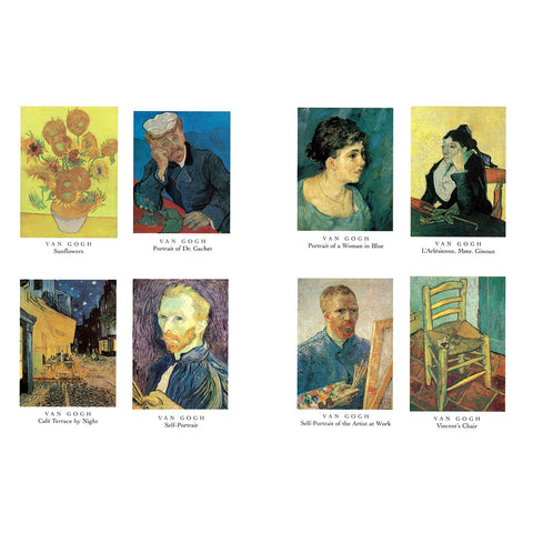 Van Gogh: 16 Art Stickers