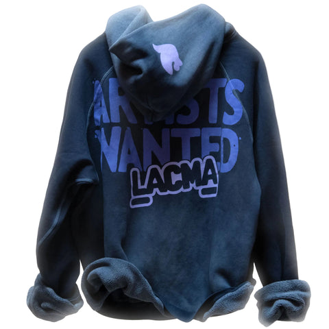 FREECITY × LACMA Artists Wanted Pullover Hoodie in Blue