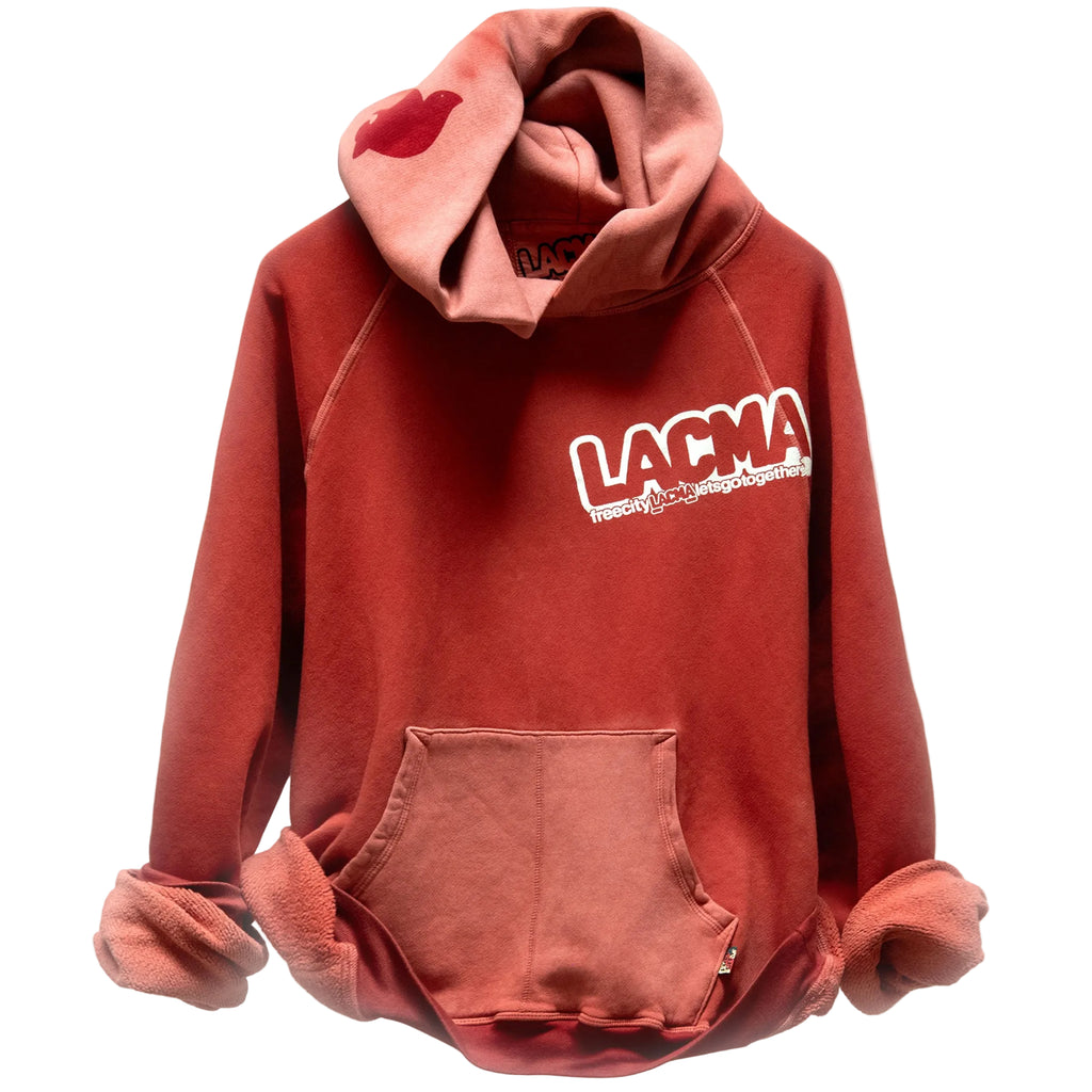 FREECITY × LACMA Artists Wanted Pullover Hoodie in Orange – LACMA 