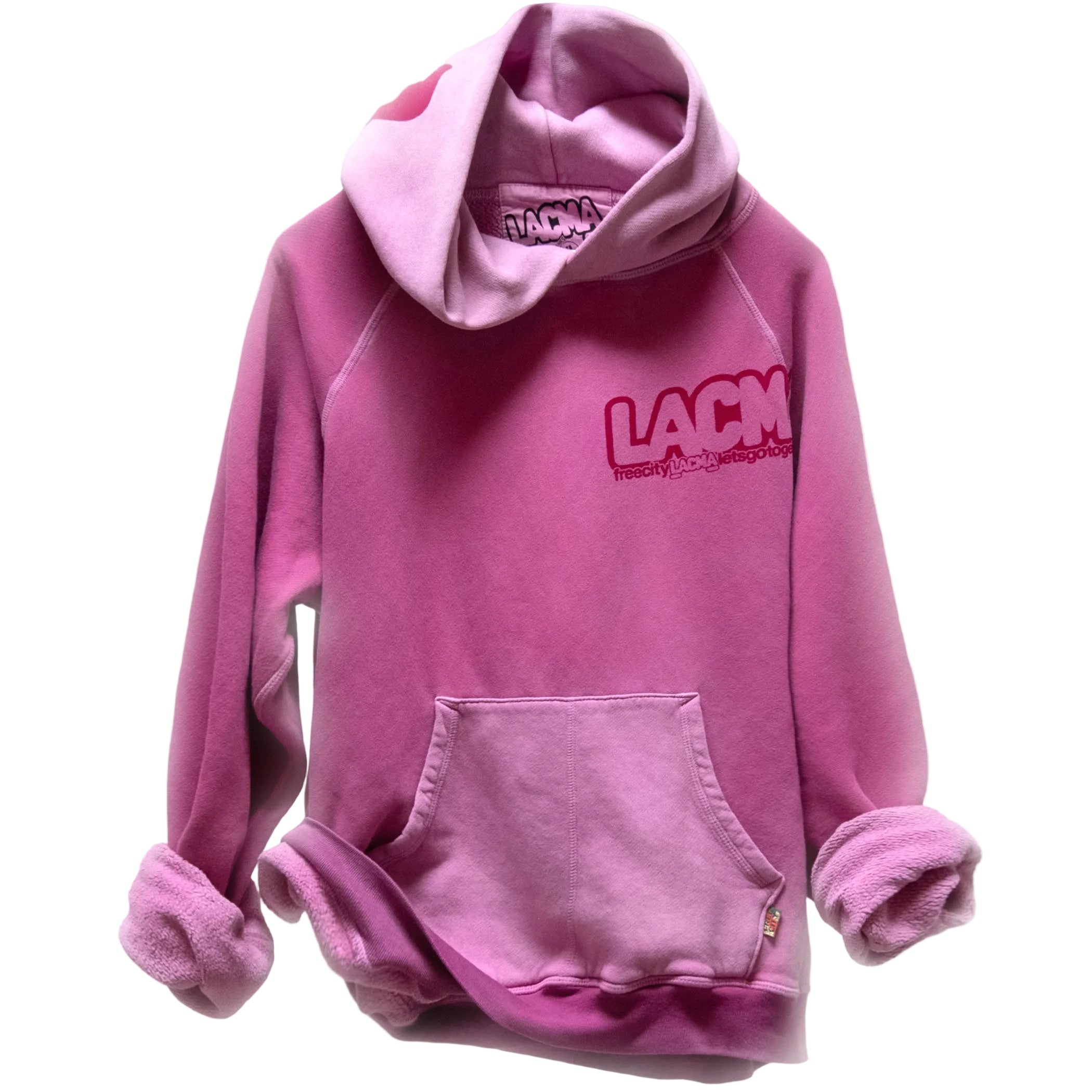 FREECITY × LACMA Artists Wanted Pullover Hoodie in Pink – LACMA Store