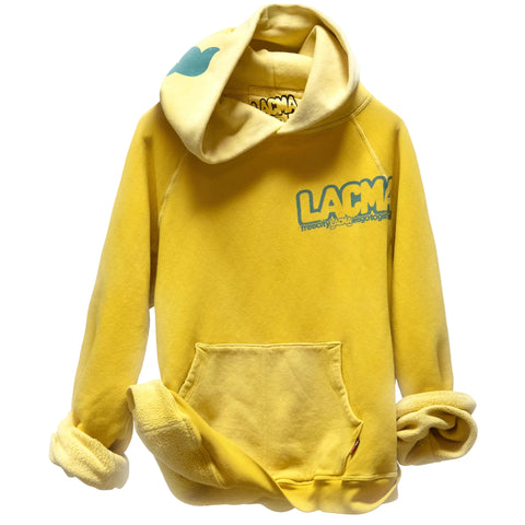 FREECITY × LACMA Artists Wanted Pullover Hoodie in Yellow