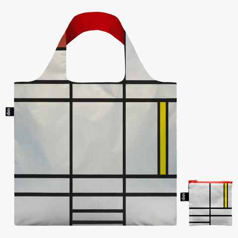 Piet Mondrian Composition in White, Red, and Yellow LOQI Tote