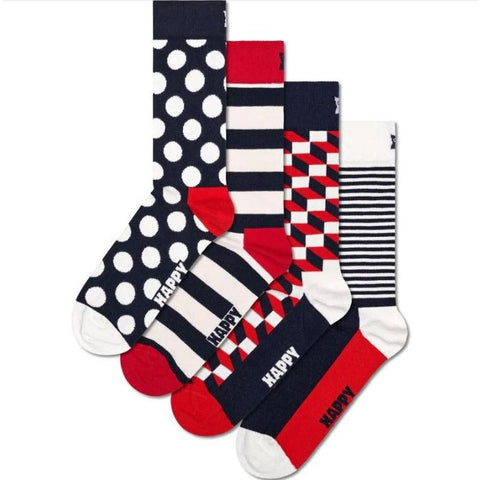 SALE: Happy Socks Navy Classics 4-Pack
