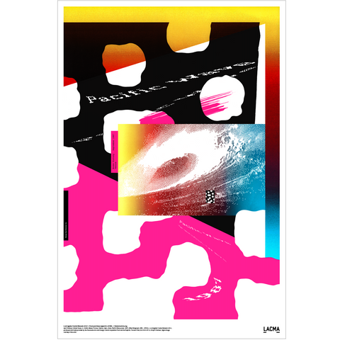 April Greiman Pacific Wave LACMA Poster