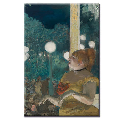 Edgar Degas At the Cafe-Concert: The Song of the Dog Magnet