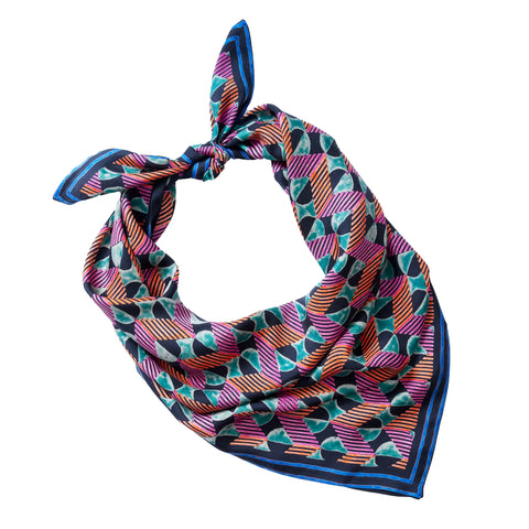 Dolomite Silk Scarf Ink