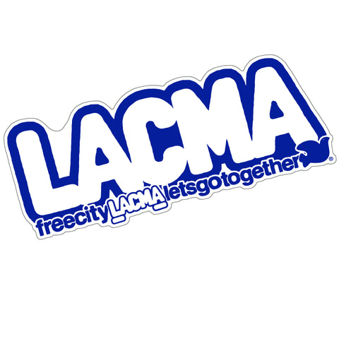 FREECITY × LACMA Sticker in Blue
