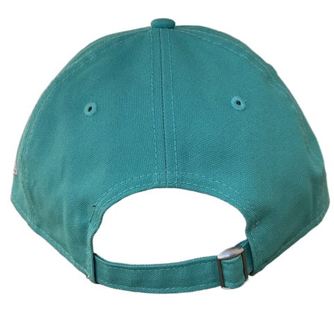 LACMA Logo Hat Teal with Pink Embroidery