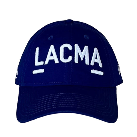 LACMA Logo Hat Dark Royal with White