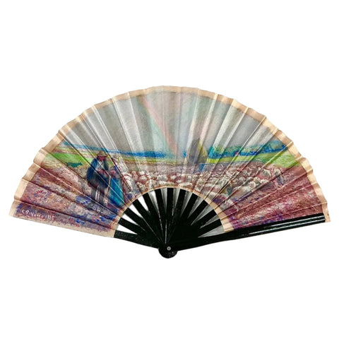 Camille Pissarro: Shepherds in the Fields with Rainbow Fan