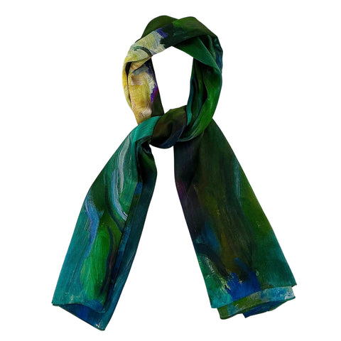 Claude Monet Nympheas Silk Scarf