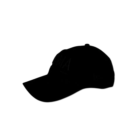 LACMA Logo Hat Black with Black