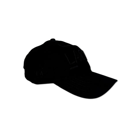 LACMA Logo Hat Black with Black