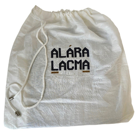 ALÁRA LACMA For You Tray ORANGE Chevron Pattern