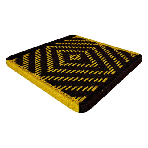 ALÁRA LACMA For You Tray YELLOW Diamond Pattern