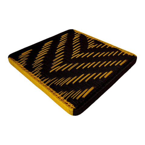 ALÁRA LACMA For You Tray YELLOW Chevron Pattern
