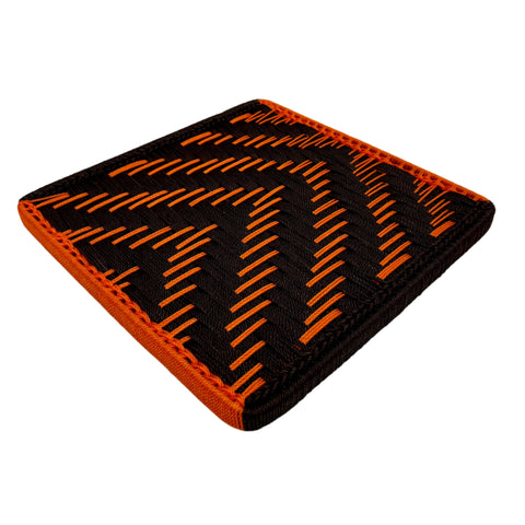 ALÁRA LACMA For You Tray ORANGE Chevron Pattern