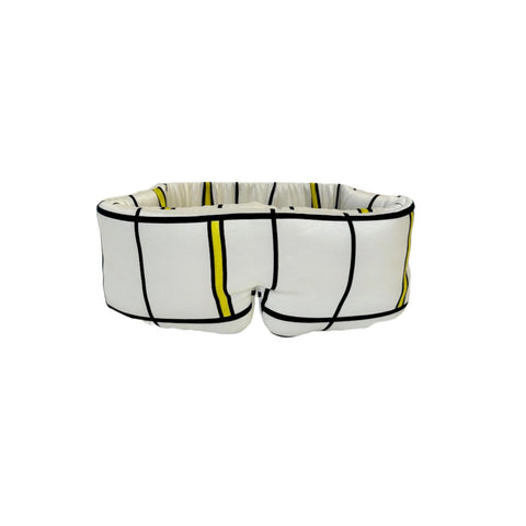 LUNYA X LACMA Mondrian Composition in White, Red, and Yellow Sleep Mask