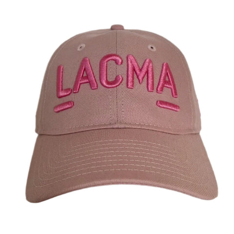 LACMA Logo Hat Pink with Pink