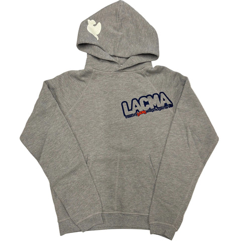 FREECITY × LACMA Artists Wanted Pullover Hoodie in Gray