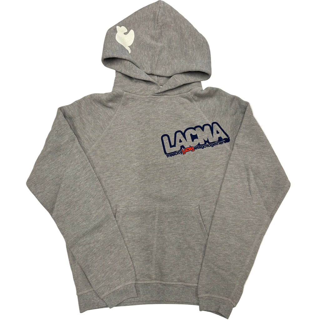 FREECITY × LACMA Artists Wanted Pullover Hoodie in Gray – LACMA Store