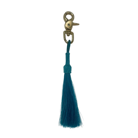 Horse Hair Keychain in Blue