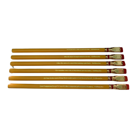 Ed Ruscha Blackwing Pencils (Set of 12) for LACMA