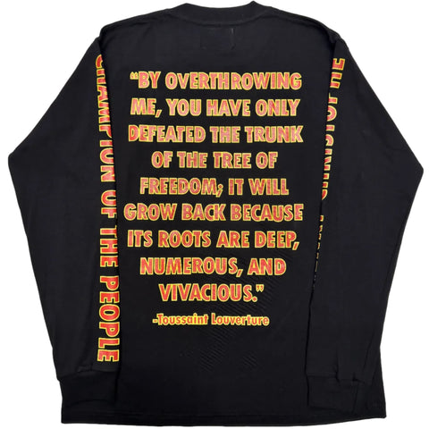 Tavares Strachan Henry Christophe Long Sleeved T-shirt in Black