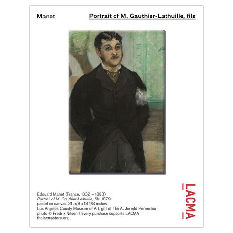 Édouard Manet Portrait of Louis Gauthier-Lathuille Magnet