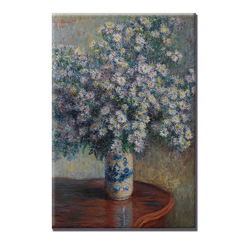 Claude Monet Asters Magnet