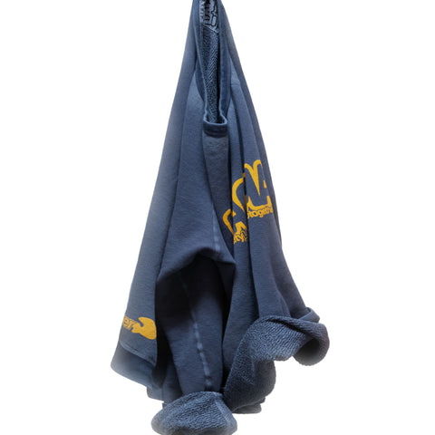 FREECITY × LACMA Lets Go Together Raglan Sweater in Blue