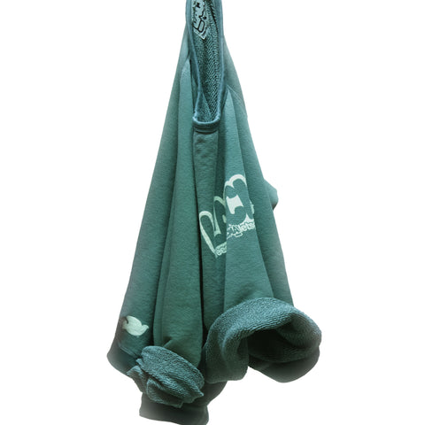 FREECITY × LACMA Lets Go Together Raglan Sweater in Green