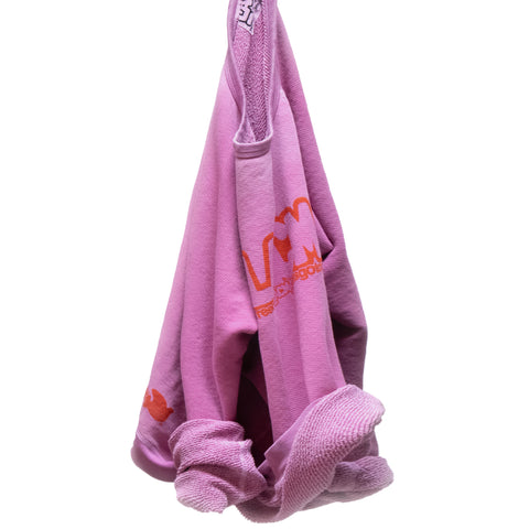 FREECITY × LACMA Lets Go Together Raglan Sweater in Pink