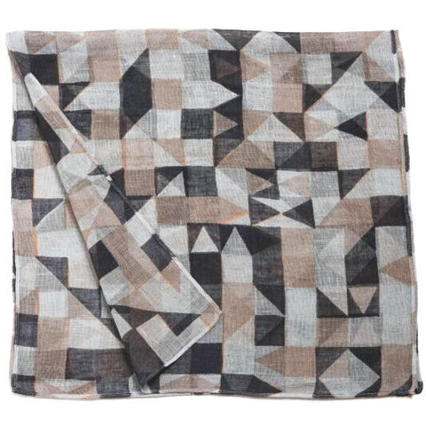 NUNO Scarf: "Marquetry" in Gray
