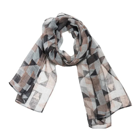 NUNO Scarf: "Marquetry" in Gray