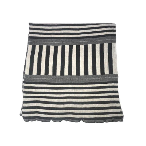 NUNO Scarf: "Stripy Stripe" in Black