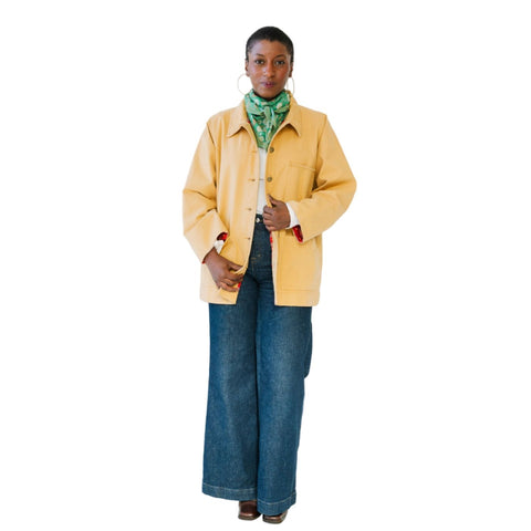 Block Shop × LACMA Square Scarf in Green