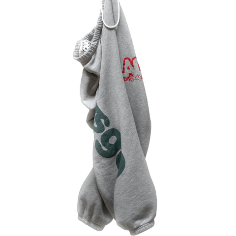 FREECITY × LACMA Lets Go Together Sweatpants in Gray