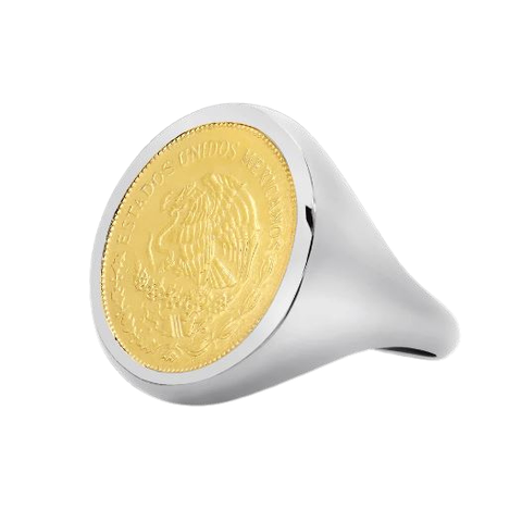 Vintage Mexican Coin Ring