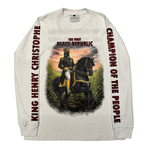 Tavares Strachan Henry Christophe Long Sleeved T-shirt in White