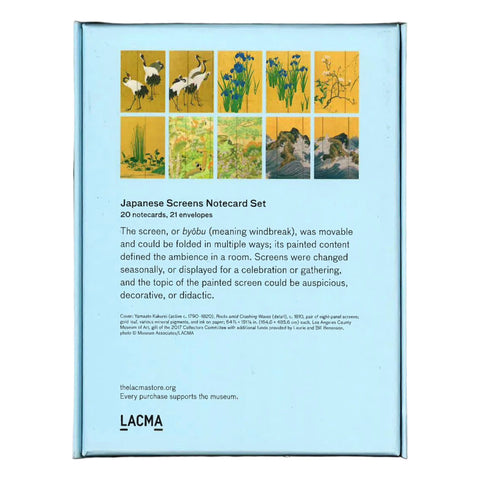 Japanese Screens Notecard Set
