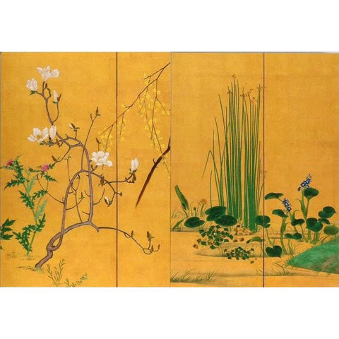 Japanese Screens Notecard Set