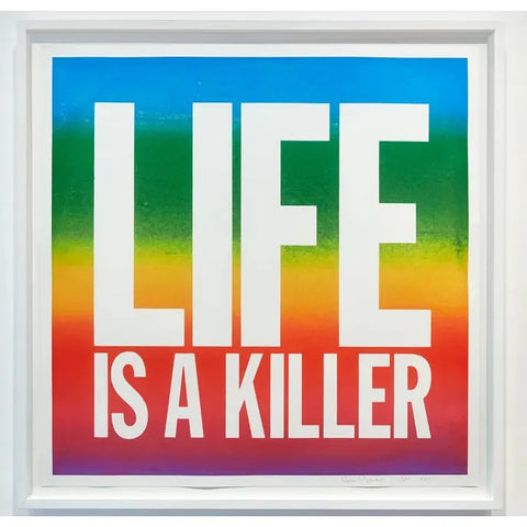 John Giorno: Life is a Killer, 2017 Framed Print