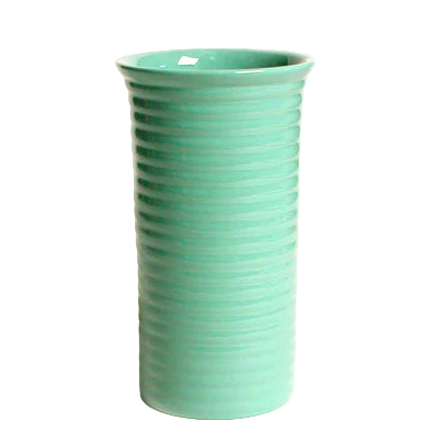 Bauer 11 inch Ringware Vase in Turquoise