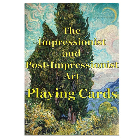 Impressionist and Post-Impressionist Art Playing Cards