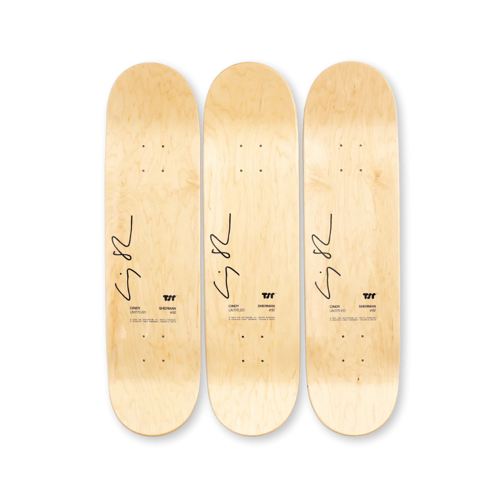 Cindy Sherman: Untitled #92 Skateboard Deck Set – LACMA Store Cindy Sherman: Untitled #92 Skateboard Deck Set – LACMA Store