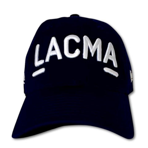 LACMA Logo Hat Dark Royal with White