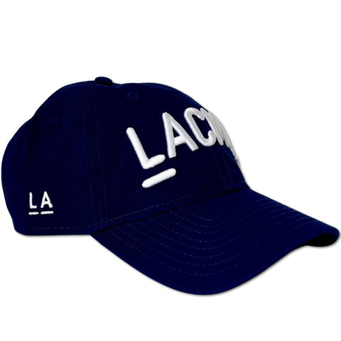 LACMA Logo Hat Dark Royal with White