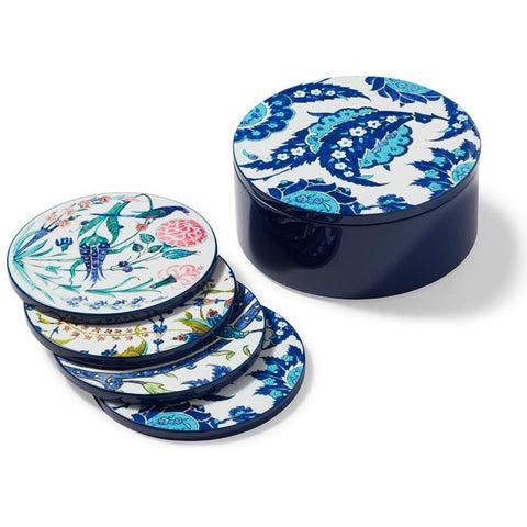 Iznik Garden Lacquer Coasters